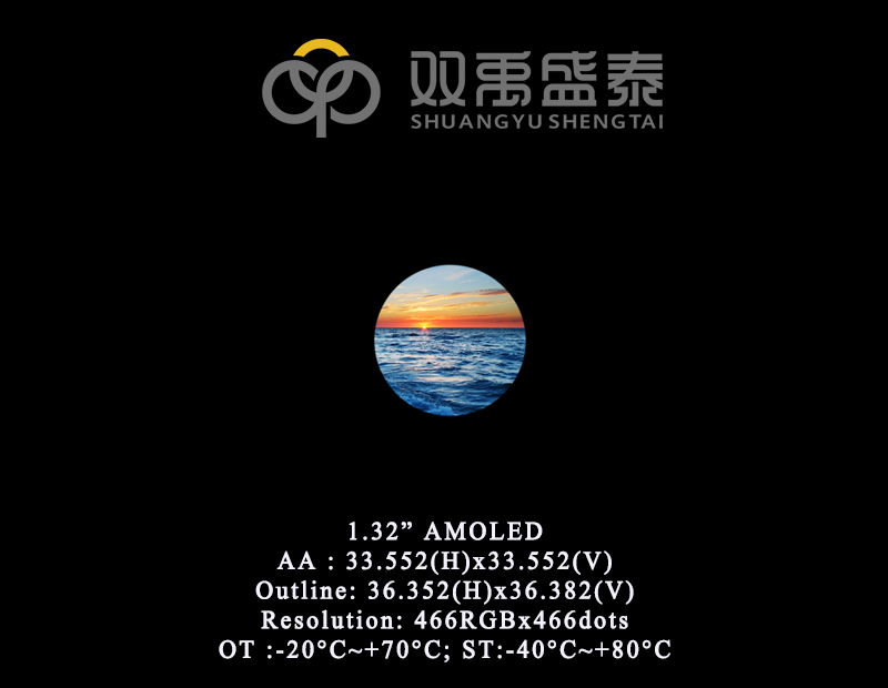 1.32 pure circular AMOLED