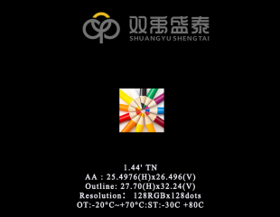 1.44方形屏直角